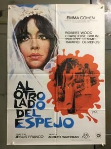 Cinéma: ADE67 AL OTRO LADO DEL ESPEJO JESUS FRANCO EMMA COHEN MATAIX POSTER ORIGINAL 70X100 ESTRENO